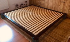 Futon Bettgestell Girollett schwarz Abmessungen 180/200