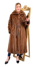 US5760 REAL MINK FUR COAT