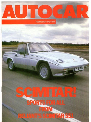 Reliant scimitar ss1 1600 road - 1600,
