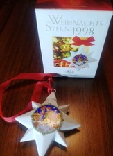 Hutschenreuther Weihnachtsstern 1998 Porzellan
