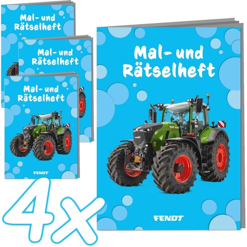 Malbuch rätselhefte - 4x,