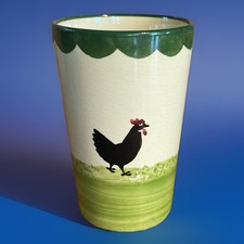 Vase von Zeller Keramik, Hahn