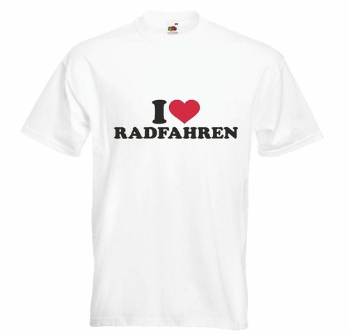Shirt love radfahren - love,