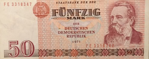 Mark banknote geldschein - 50,