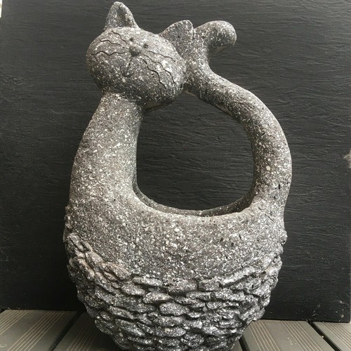 47cm xxl pflanzschale katze - 47cm,