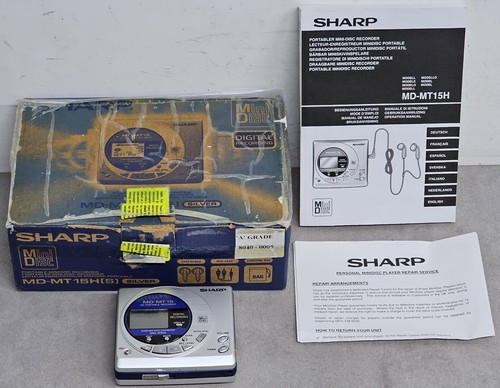 Sharp mini disc tragbar - sharp,