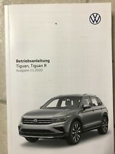 VW TIGUAN - TIGUAN R  -2020 2021 Betriebsanleitung Bedienungsanleitung Bordbuch.