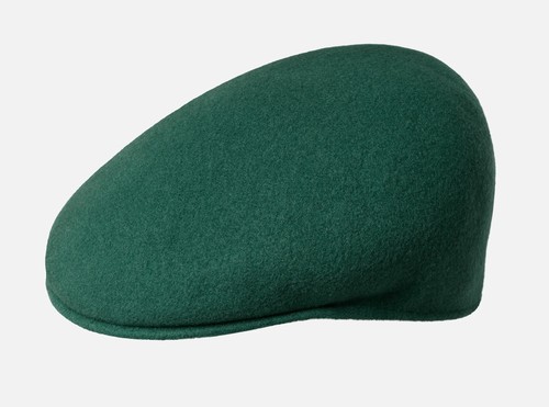 Kangol wool 504 flatcap grün - kangol,