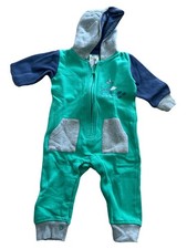 Papagino Kinder Arbeitsoverall Gr. 74 Mehrfarbig mit Kapuze