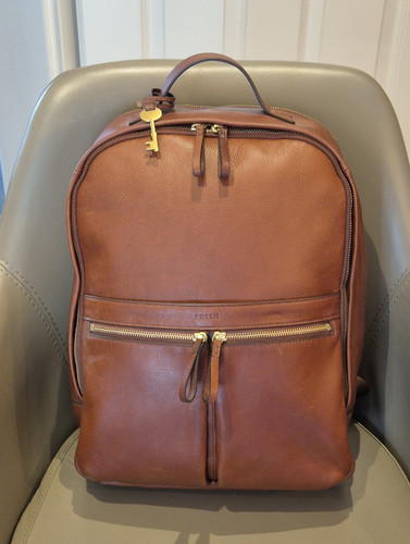 Fossil leder reiserucksack - fossil,