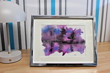 Original Bild Aquarell