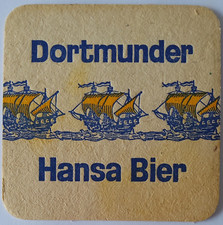 ALTER BIERDECKEL Dortmunder Hansa-Brauerei Hansa Bier Bierfilze Sammlerstück