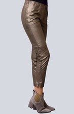 NEU SCHLANKE RÖHREN LEDERHOSE