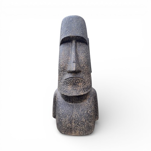 Moai kopf gartenfigur - kopf,