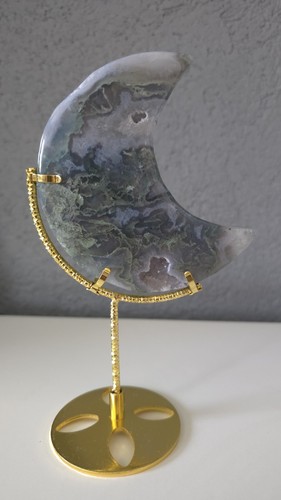 Moosachat mond auf goldenem - auf,