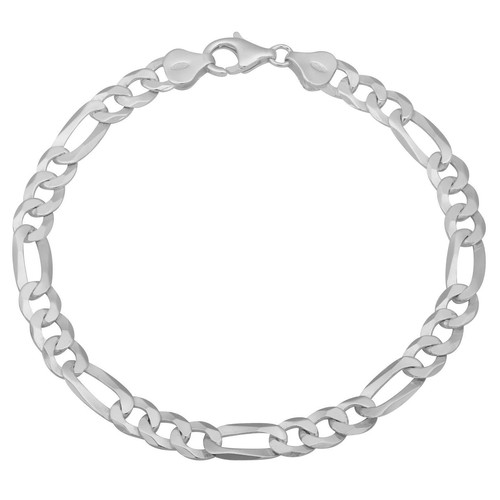 Figaroarmband mm 925er - figaroarmband, 6,5