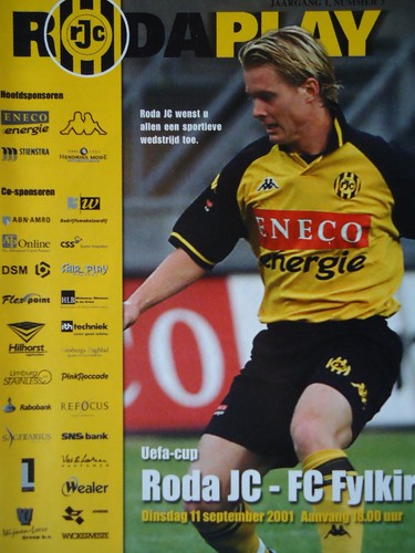 Programm uefa cup 2001 roda - programm,
