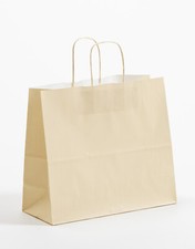 Papiertragetaschen beige