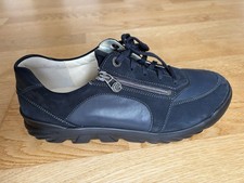Ganter Haylie Gr. 40,5 Damen Gesundheits-Schnürschuh Leder dunkelblau Weite H