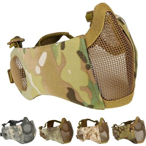 Airsoft maske half face mesh - airsoft,