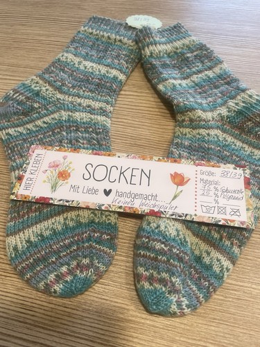 Wollsocken mehrfarbig - mehrfarbig, gr