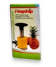 Flaggschiff 18/10 Edelstahl Ananas Schneider mühelos Schneiden Schälen Scheibe