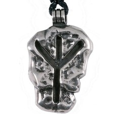 Zinn Wikinger Rune Algiz