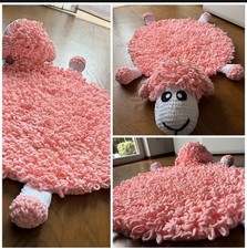 Baby  Teppich "Schäfchen ", Kinderzimmer, Fotoshooting, Handarbeit, gehäkelt. 