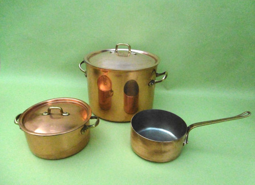 Schöne runde kupfertöpfe - 3,