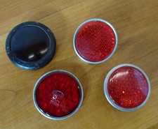 alter Rückstrahler Rücklicht für Traktoren Echtglas Fa. Hassia Ulo 1950 - 1970