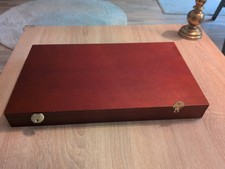 Holz Kassette für Münzen