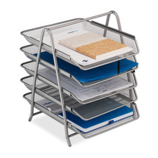 Dokumentenablage Schreibtisch-Organizer Papierablage Ablagesystem 5 Fächer