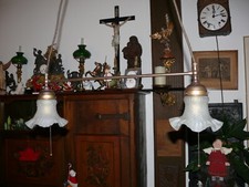 rarität große Jugendstil Lampe Deckenlampe kein Original Nachbau  ca. 50 Jahre 