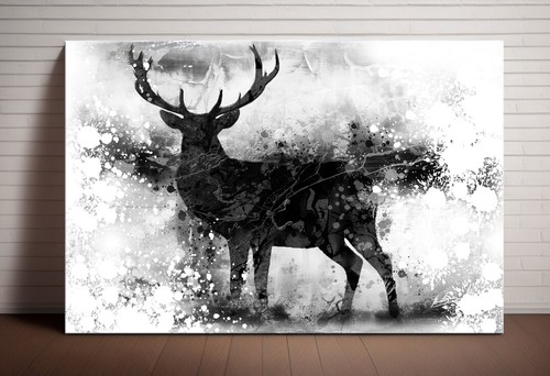 Wandbilder xxl bilder hirsche - wandbilder,