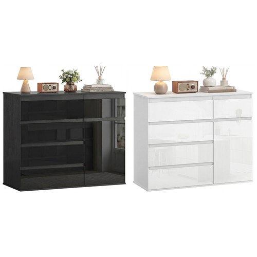 Homcom sideboard kommode mit - kommode,