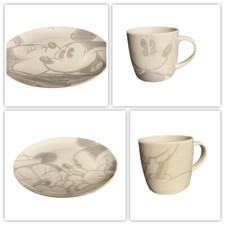 Disney Geschirr RETRO Kollektion Porzellan Mickey und Minnie