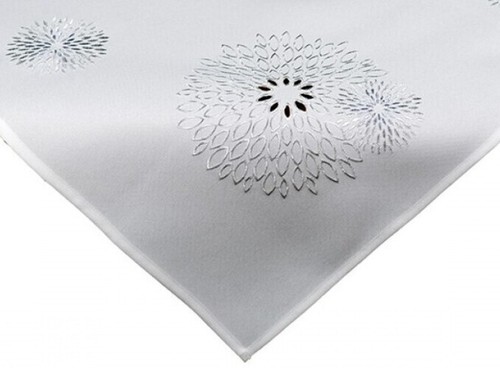Tischdecke weiß uni modern - weiß,
