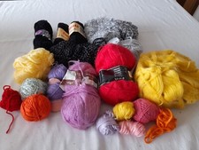 Handstrickgarn - Sammelsurium in diversen Farben