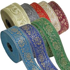 Borte Webband 1M Orient Bordüre lfm Band Sariborte 40mm breit Mittelalter Nähen 