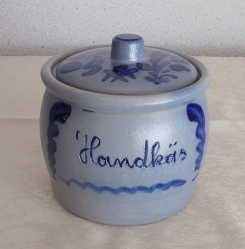 Handkäs topf mit deckel - handkäs,