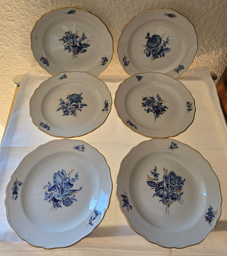 Meissen porzellan blaue blumen - meissen,