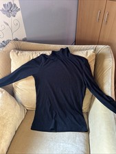 Dünner Jersey Rolli Schwarz Von H&M  S  Shirt Pullover