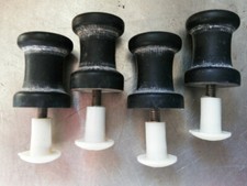 4 Stück DDR Anhänger Zubehörteile Planenhalter