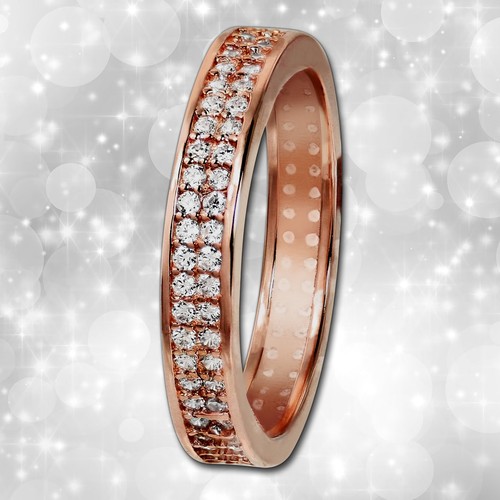 Damen ring reihig - gr., 58