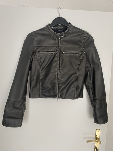 Zara bilder lederjacke - lederjacke, gr.