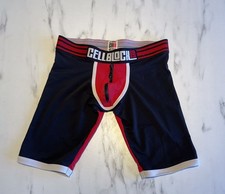 CellBlock 13 Neopren Style Reißverschluss Zipper Größe M schwarz rot Gay Fetisch