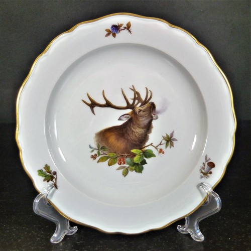 Meissen teller jagdmotiv - meissen,