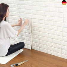 3D Ziegel Tapete, DIY