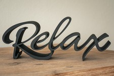 3D Schriftzug RELAX Deko