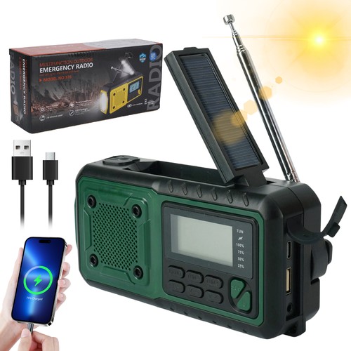 Notfallradio solar kurbel - solar,